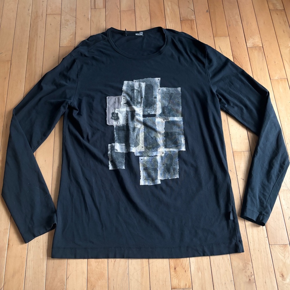 Love Moschino Guitar Print long Sleeve size 2XL